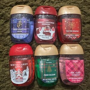 Bath and Body Works Pocketbac Bundle of 6, Tis The Season, Winter Candy Apple…